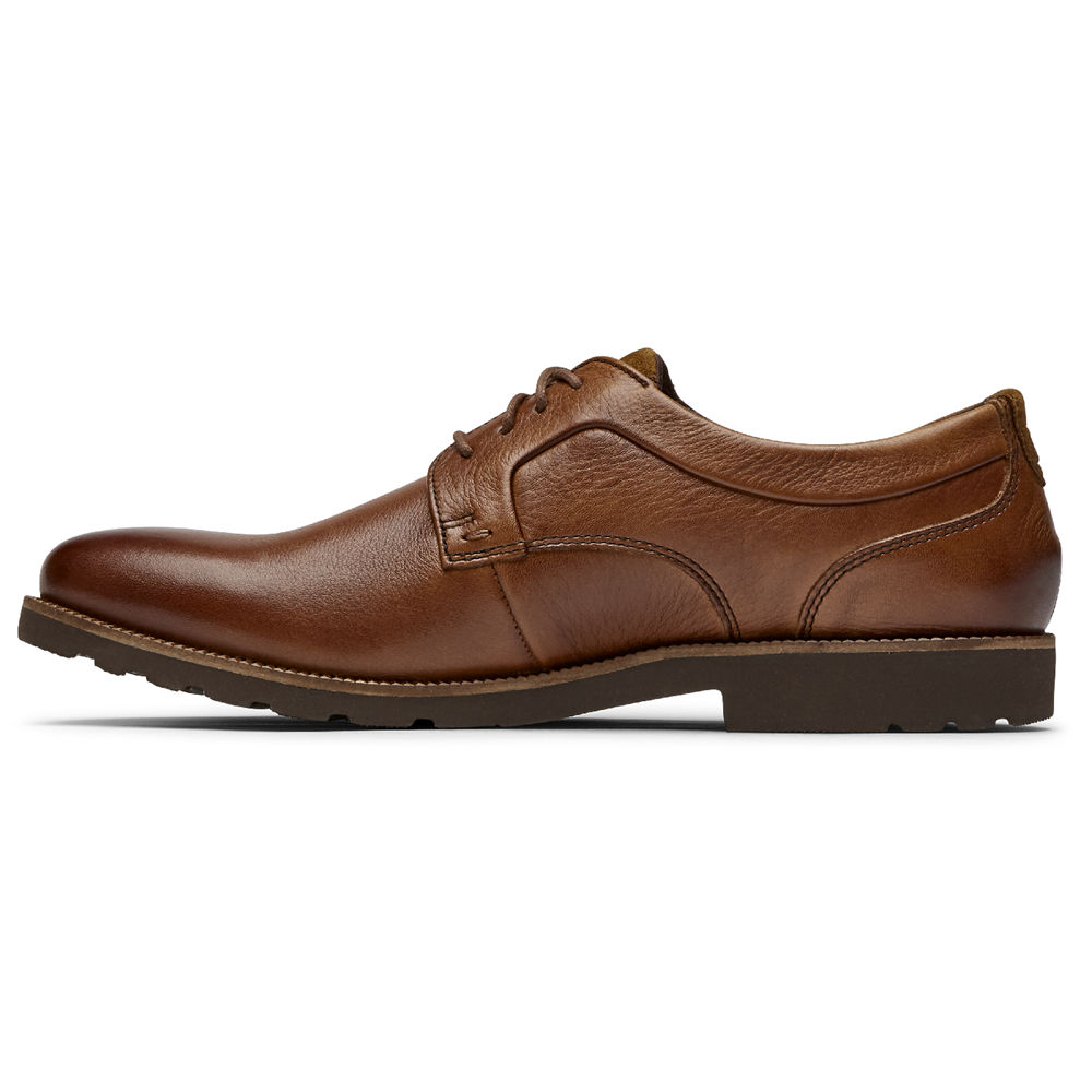 Rockport Singapore Mens Oxfords - Sharp & Ready 2 Plain Toe Brown - ZQ3907186